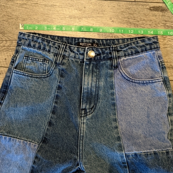 Nasty Gal Denim Patchwork Jeans - Picture 8 of 8